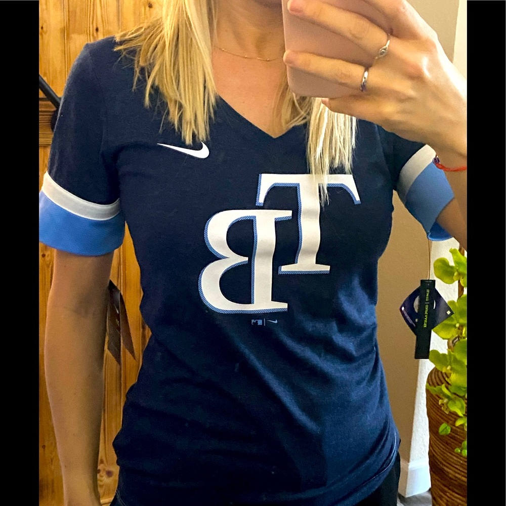 TB Rays Nike shirt Size S NWT